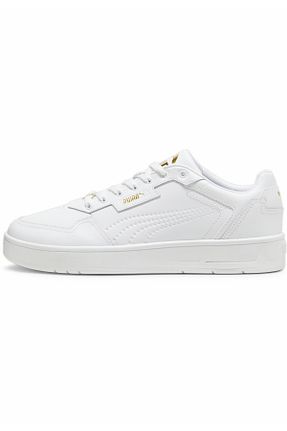 کفش اسنیکر سفید زنانه چرم اصل Puma - کد 798562742