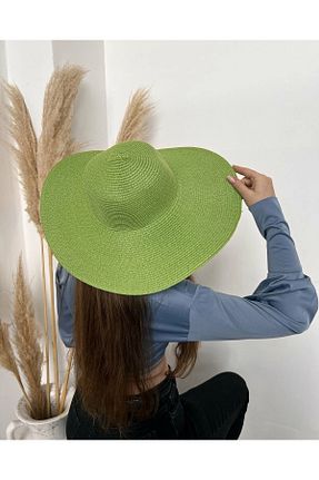کلاه سبز زنانه حصیر BALIENTE - کد 820205203