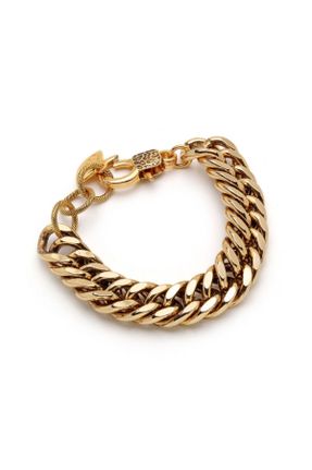 دستبند جواهر طلائی زنانه روکش طلا کد 248336460