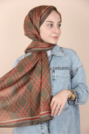 شال سبز زنانه پنبه (نخی) کد 820448364