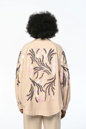 کیمونو و کافتان بژ زنانه ویسکون Orfeo Negro - کد 778703119