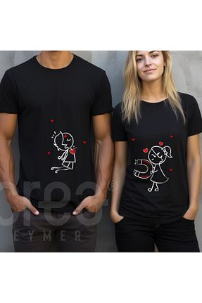 تیشرت مشکی زنانه رگولار Crea Eymer Wear - کد 800760793