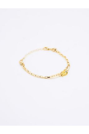 دستبند جواهر طلائی زنانه کد 820309396