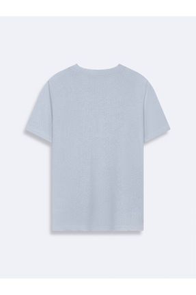 تی شرت آبی زنانه رگولار کد 812175129