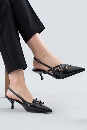 کفش پاشنه بلند کلاسیک مشکی زنانه چرم مصنوعی Stilbagshoes - کد 820471671