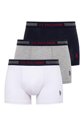شورت سایز بزرگ سرمه ای مردانه فاق نرمال U.S. Polo Assn. - کد 820376809