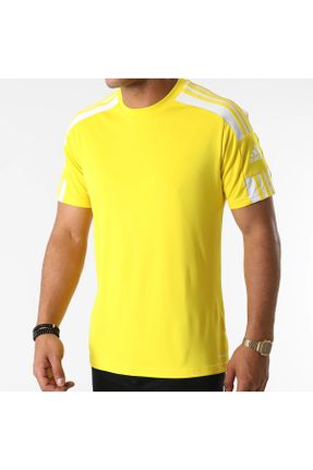 تی شرت زرد مردانه رگولار یقه گرد تکی بیسیک کد 820046492