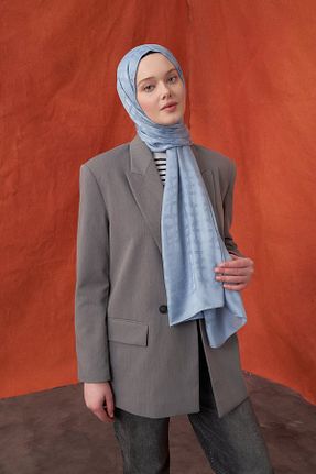 شال آبی زنانه پلی استر ARMANDA - کد 820214750