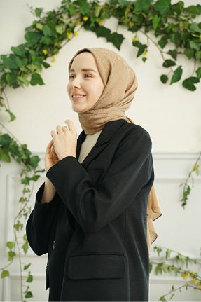 شال قهوه ای زنانه ویسکون ARMANDA - کد 820227189