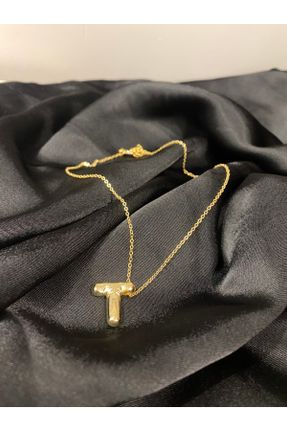 گردنبند جواهر طلائی زنانه پوشش لاکی کد 820041108