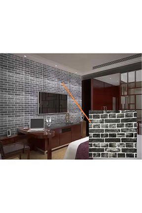 کاغذ دیواری طوسی Kendinden Yapışkanlı Renkli Duvarlar - کد 820283148
