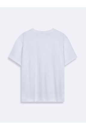 تی شرت سفید مردانه رگولار کد 808549447