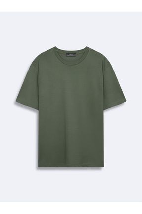 تی شرت سبز مردانه اورسایز کد 818568919