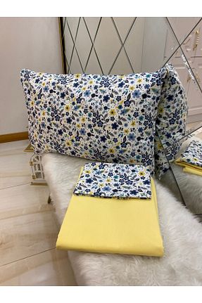 ست ملحفه دونفره آبی پنبه ای Özcan Ev Tekstil - کد 346183330