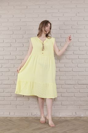 لباس سایز بزرگ سرمه ای زنانه بافتنی mervemoda - کد 806910092