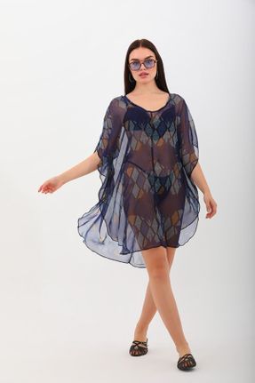 لباس ساحلی زنانه طرح دار ابریشم کد 820499630