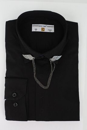 پیراهن مشکی بچه گانه اسلیم فیت SIRRI - کد 820520035