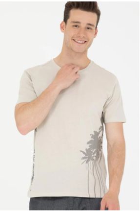 تی شرت مشکی مردانه رگولار یقه گرد کد 820898432