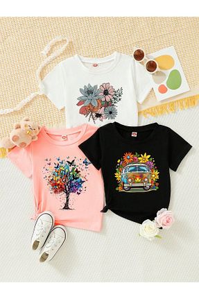 تیشرت رنگی بچه گانه رگولار Afternoon Kids - کد 820633669