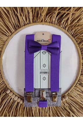 پاپیون بنفش بچه گانه پارچه ای NEKİBUKİ - کد 820537768