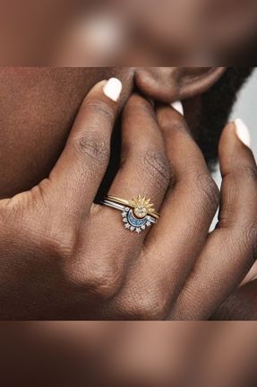 انگشتر جواهر زنانه روکش نقره کد 820539413