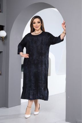 لباس مشکی زنانه سایز بزرگ پارچه کد 820563214