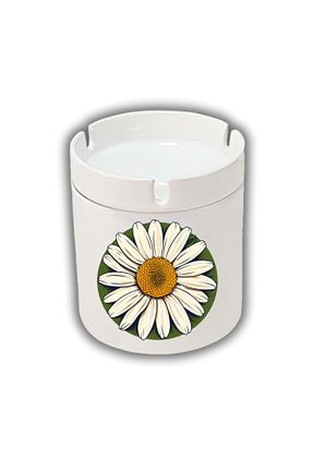 زیر سیگاری سفید سرامیک lili hediyelik - کد 820710396