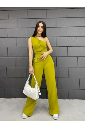 ست بالاتنه و پائین تنه سبز زنانه بافتنی SOPHİA STAR - کد 820709374