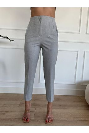 شلوار پارچه ای طوسی زنانه مینی Bettnes - کد 820777108