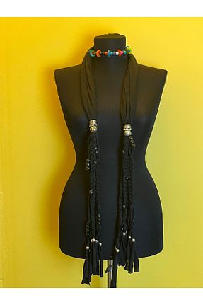 دستمال گردن مشکی زنانه Gönülden Tasarım - کد 820926983