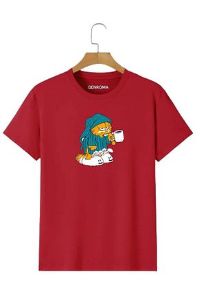 تیشرت قرمز بچه گانه اورسایز BENROMA - کد 820972528