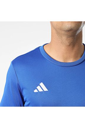 تی شرت آبی مردانه یقه گرد رگولار تکی بیسیک کد 820991466