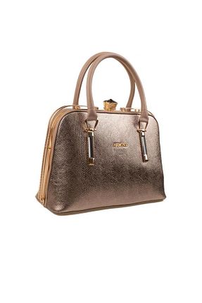 کیف دوشی طلائی زنانه پارچه ای Armine - کد 820555722