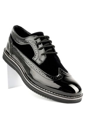 کفش آکسفورد مشکی مردانه پاشنه کوتاه ( 4 - 1 cm ) کد 820868053