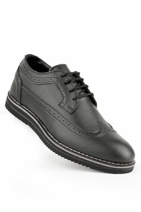 کفش آکسفورد مشکی مردانه پاشنه کوتاه ( 4 - 1 cm ) کد 820868015