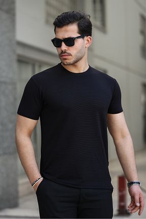 تیشرت مشکی مردانه رگولار ixir - کد 820973363