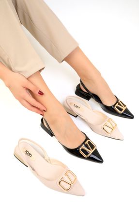 کفش پاشنه بلند کلاسیک مشکی زنانه چرم مصنوعی پاشنه ضخیم پاشنه کوتاه ( 4 - 1 cm ) کد 819757821