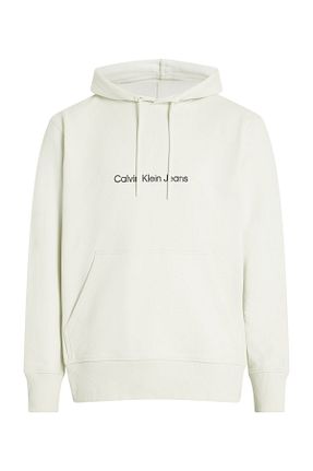 سوئیشرت سفید مردانه چاپی Calvin Klein - کد 819821883