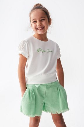 ست بالاتنه و پائین تنه نباتی بچه گانه بافت Nk Kids - کد 809827763