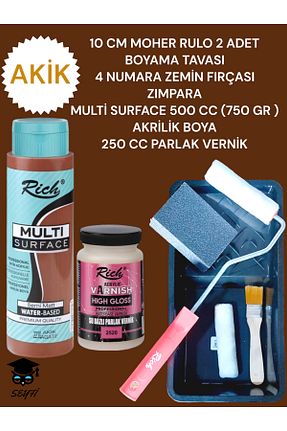 رنگ اکریلیک خاکی SEYFİKİRTASİYE - کد 821115693