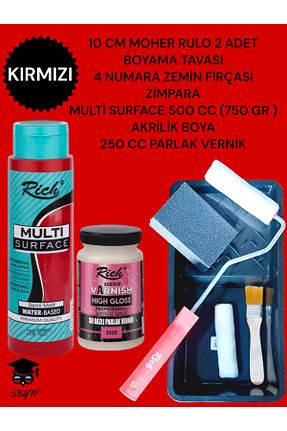 رنگ اکریلیک قرمز SEYFİKİRTASİYE - کد 821116945