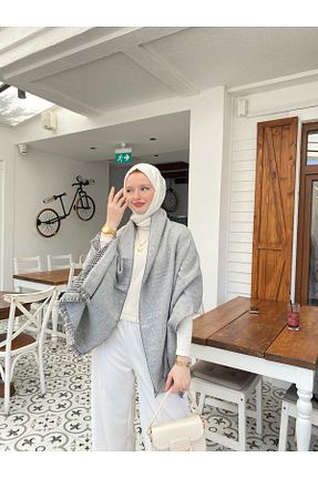 دستمال گردن طوسی زنانه PANO - کد 821225018