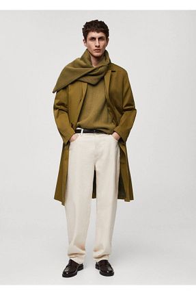شلوارک و برمودا نباتی مردانه Relaxed MANGO Man - کد 821084770