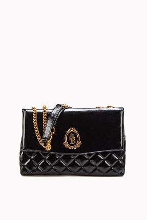 کیف دوشی مشکی زنانه چرم مصنوعی Nemesis Shoes - کد 821096566