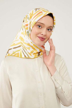 روسری زرد 90 x 90 Levidor - کد 821148016