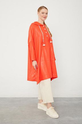 تونیک نارنجی زنانه تریکو Levidor - کد 821364313