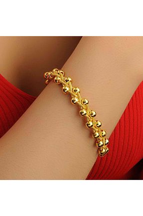 دستبند جواهر زرد زنانه روکش طلا barisiva gold - کد 102868695