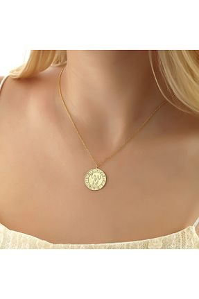 گردنبند نقره زرد زنانه 925 عیار Glorria - کد 112377280