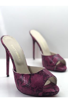 دمپائی صورتی زنانه چرم مصنوعی HAYYSHOES - کد 112548341