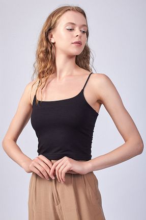 بلوز مشکی زنانه ساده Elia Moda - کد 151540393